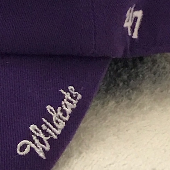 '47 Brand for NCAA Kansas State Woman's Wildcat Adjustable Purple Ball Cap - Picture 11 of 14